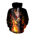 Jujutsu Kaisen Itadori X Sukuna Fire Arrow Attack Hoodie