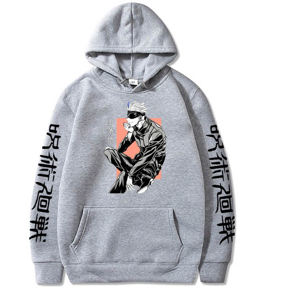 Jujutsu Kaisen Satoru Think Hoodie-1