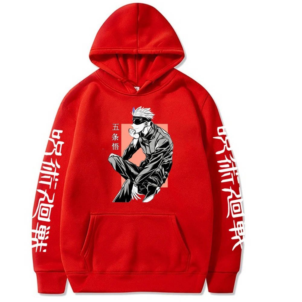 Jujutsu Kaisen Satoru Think Hoodie-2