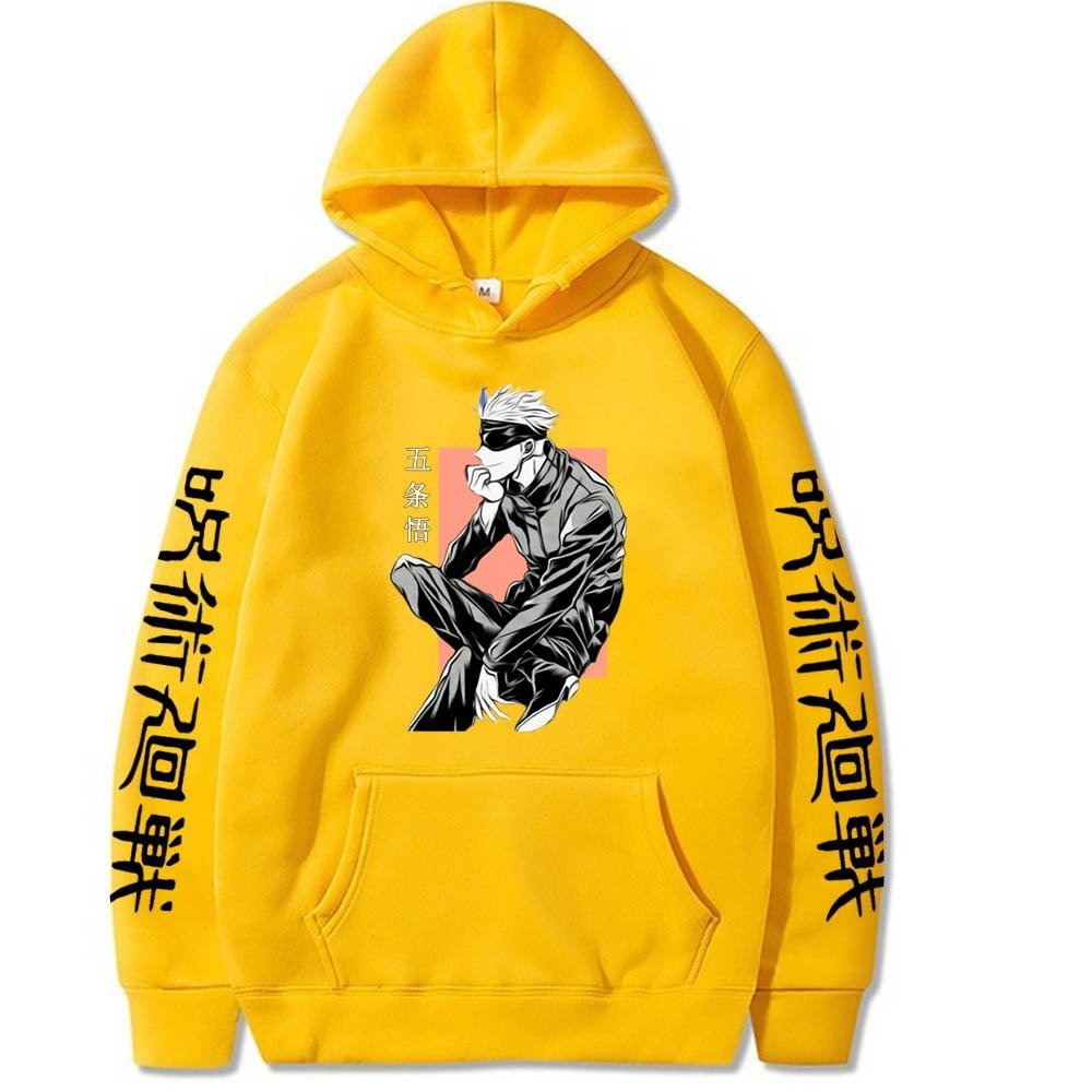 Jujutsu Kaisen Satoru Think Hoodie-4