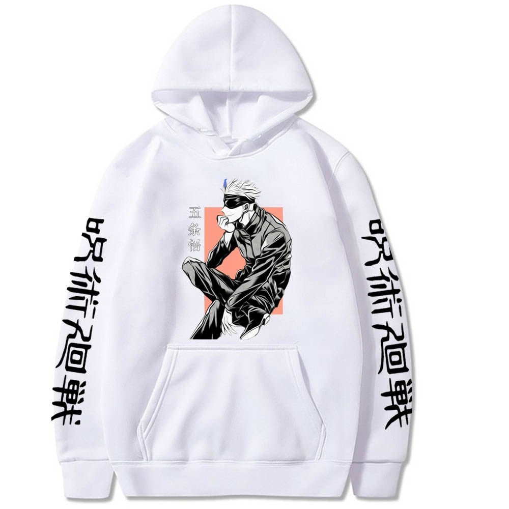 Jujutsu Kaisen Satoru Think Hoodie-3