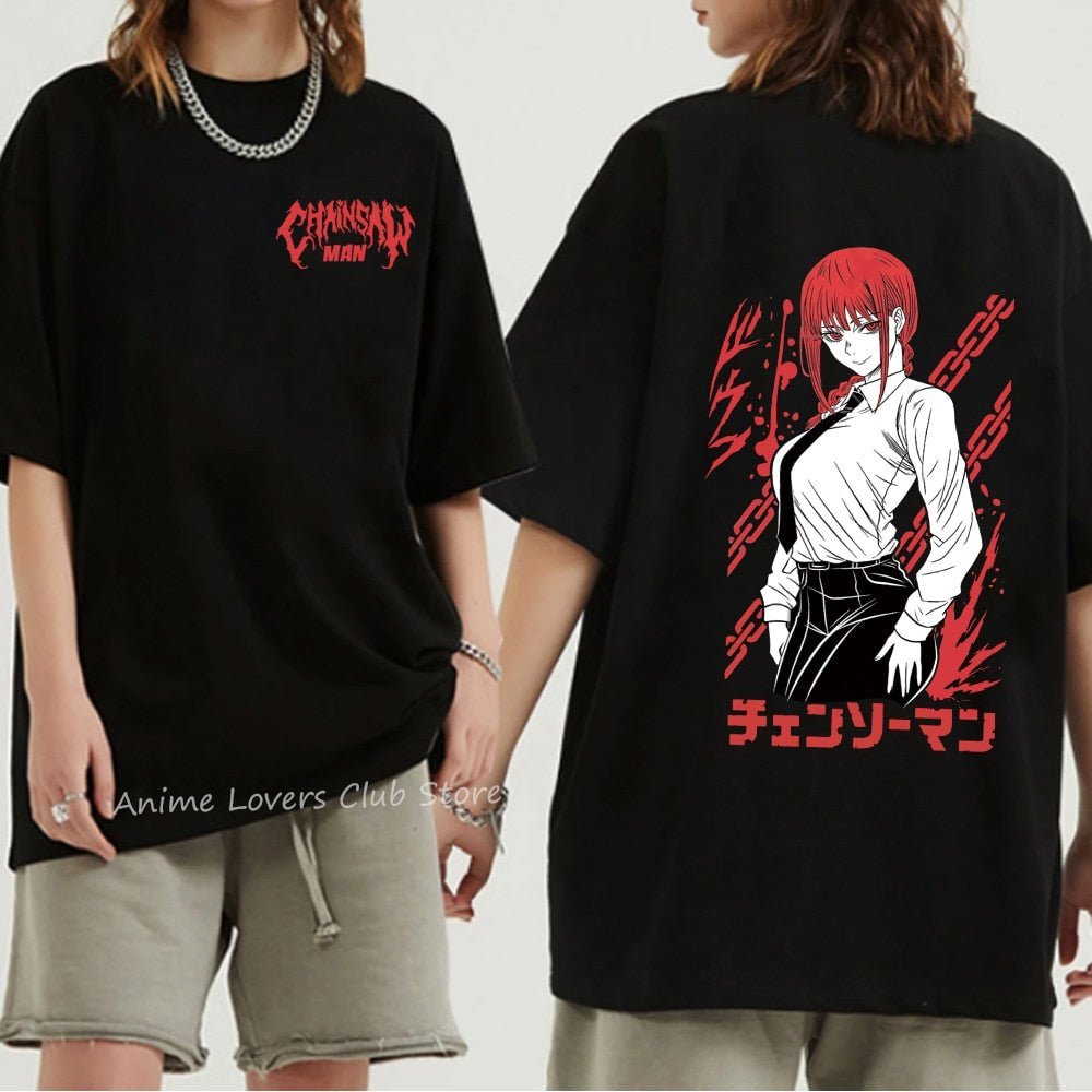 Makima Red Pose Shirt-0