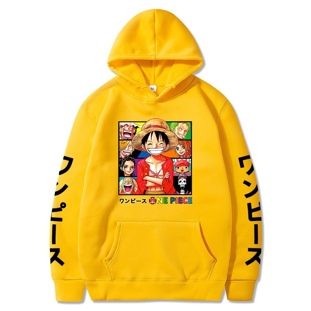 Monkey D. Luffy Basic Smile Hoodie-0