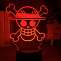Mugiwara Crew Flag Emblem 3D Led-0