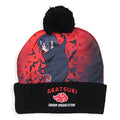 Naruto Shippuden Itachi Akatsuki Style Cuffed Pom Beanie-0