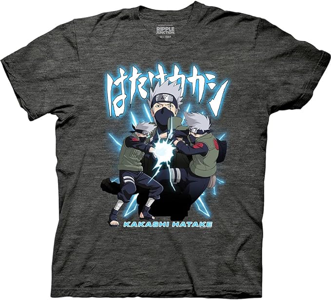 Naruto Shippuden Kakashi Chidori Attack Shirt-1