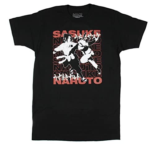 Naruto Shippuden Sasuke vs Naruto Fight T-Shirt