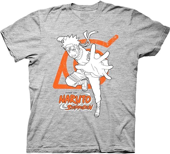 Naruto x Hidden Leaf Village Symbol Fashion T-shirt-3
