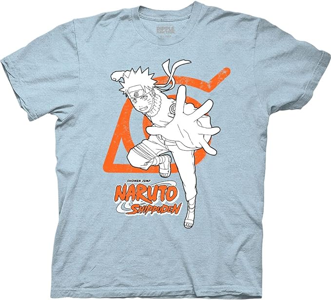 Naruto x Hidden Leaf Village Symbol Fashion T-shirt-4