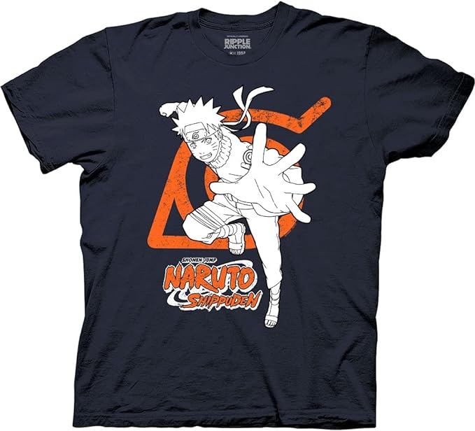 Naruto x Hidden Leaf Village Symbol Fashion T-shirt-1