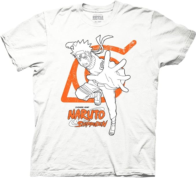 Naruto x Hidden Leaf Village Symbol Fashion T-shirt-5