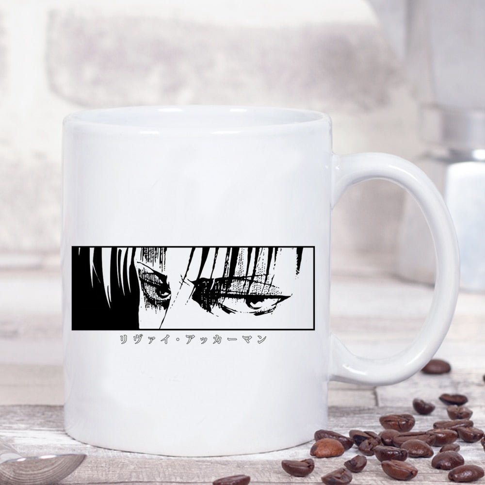 New AOT Levi Eyes Mug