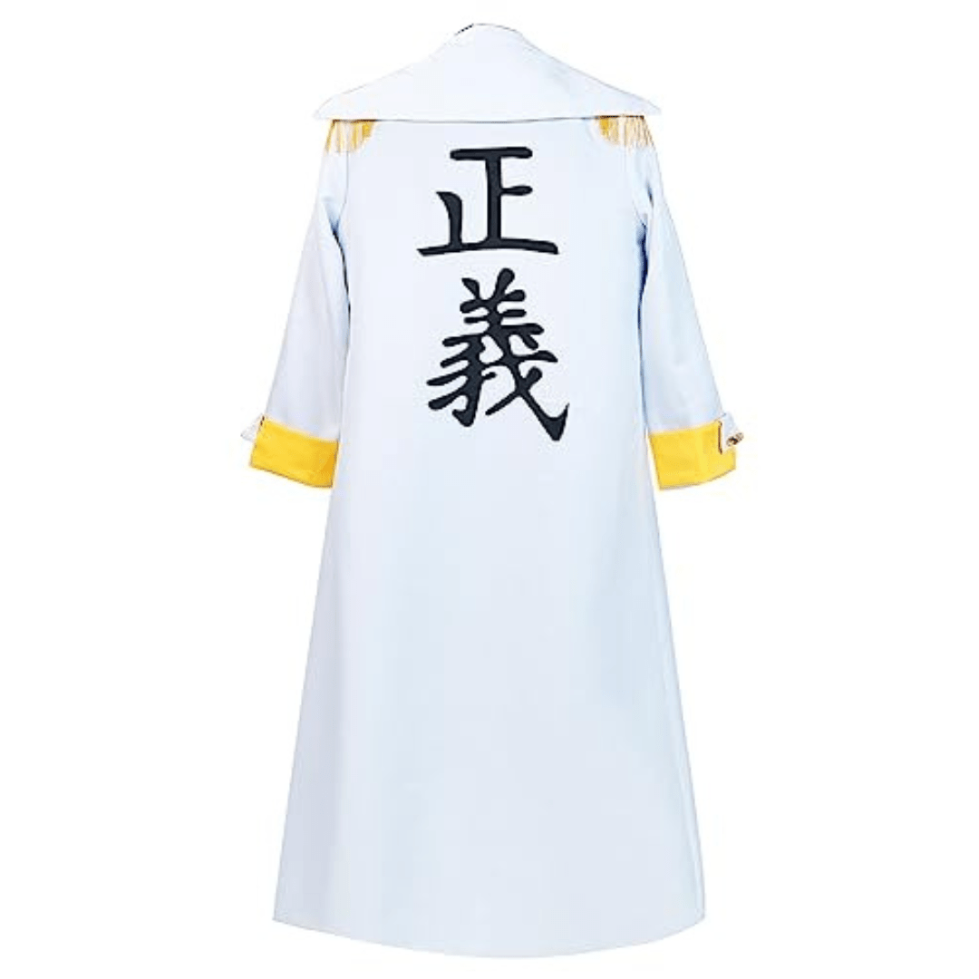 One Piece Admiral Kizaru Cosplay Cloak-2