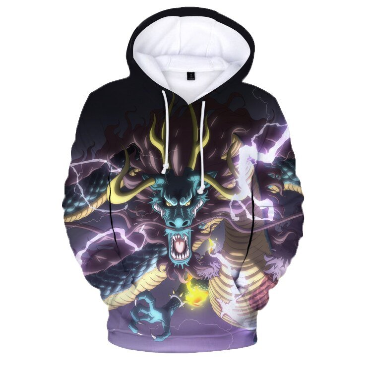One Piece Kaido Dragon Form 3D Hoodie