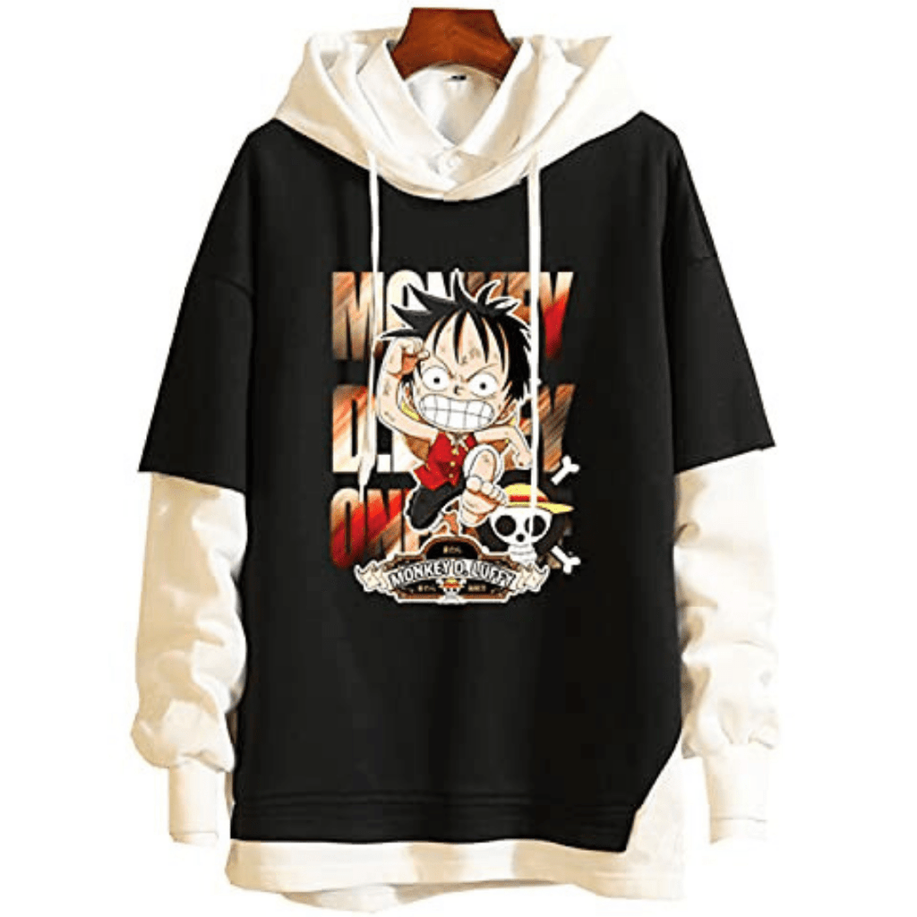 One Piece Monkey D Luffy Kid Cartoon Hoodie