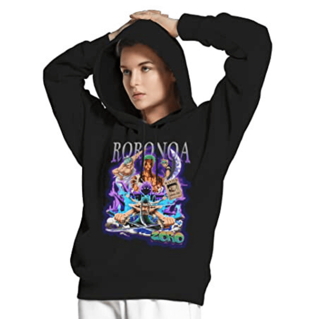 One Piece Roronoa Zoro Adventure Resume Hoodie-4