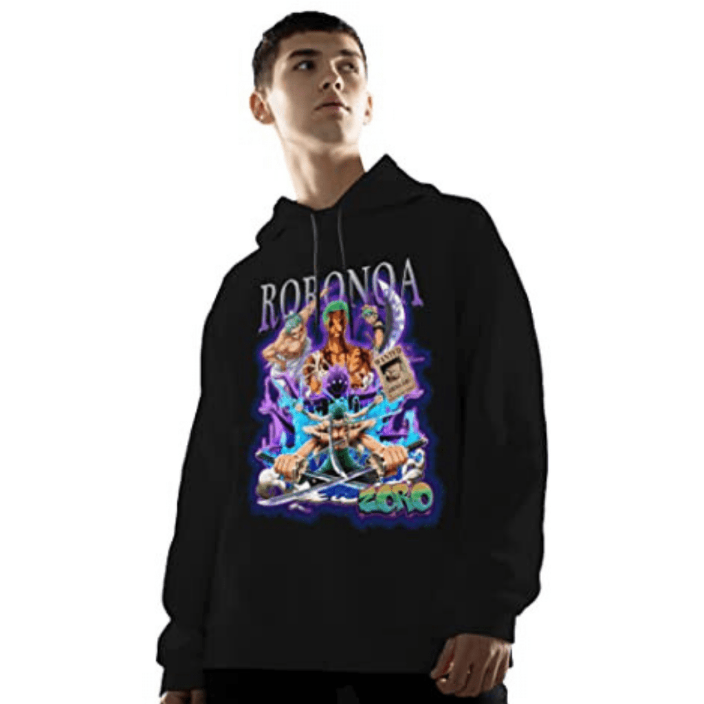 One Piece Roronoa Zoro Adventure Resume Hoodie-2
