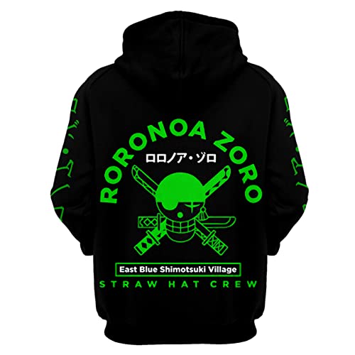 One Piece Roronoa Zoro Fight 1 Hoodie-1
