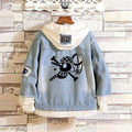 One Piece Sniper King Denim Jacket-0