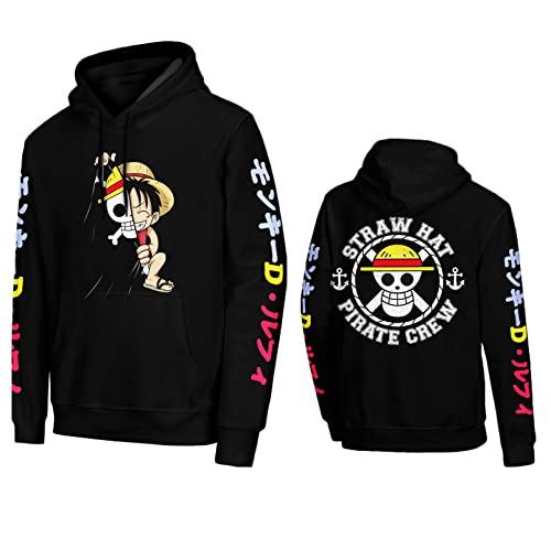 One Piece Strawhat Pirates Graffiti Style Emblem Hoodie