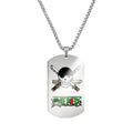 One Piece Zoro 3 Swords Necklace-0