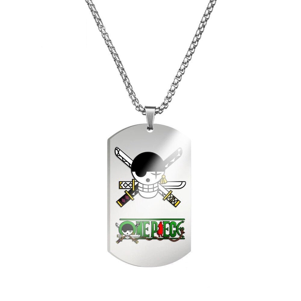 One Piece Zoro 3 Swords Necklace-0