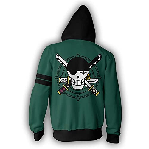 One Piece Zoro Wano Costume Hoodie Style 1-1