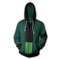 One Piece Zoro Wano Costume Hoodie Style 1-0