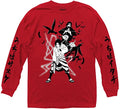 Itachi & Sasuke Long Sleeve Red T-Shirt-0