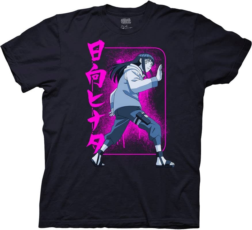 Hinata Hyuga Pink Chakra Attack T-Shirt-0