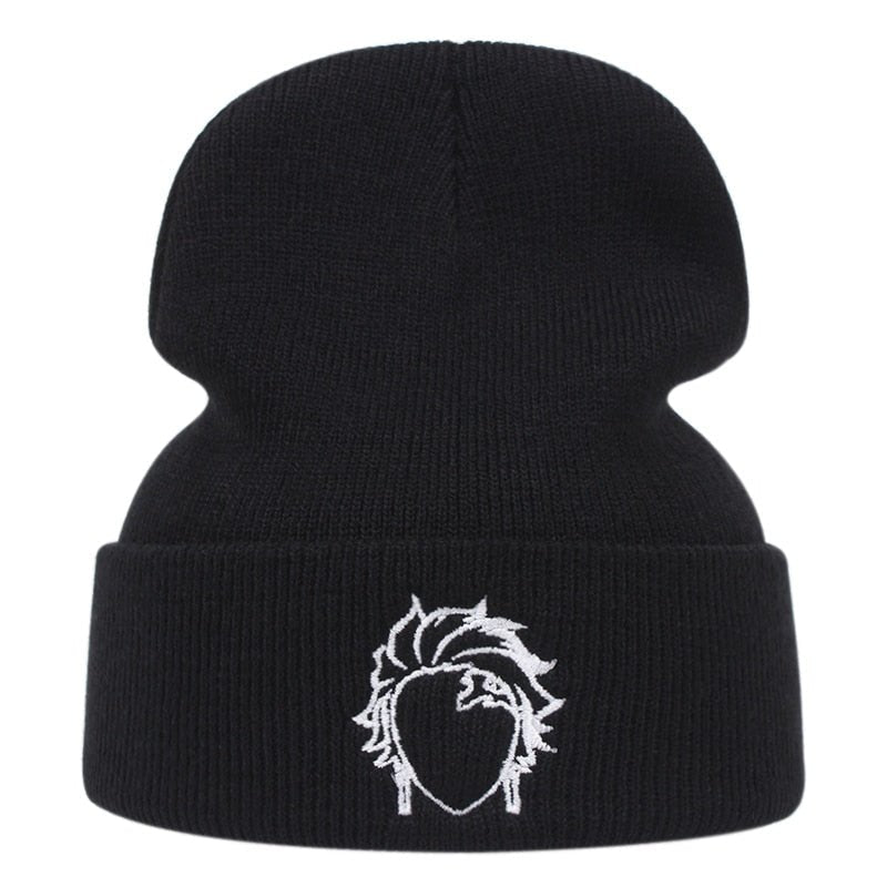 Tanjirou Classic Black Beanie-0
