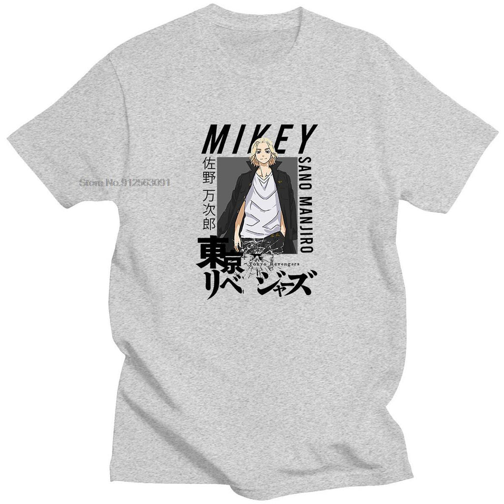Tokyo Revengers Mikey New Tshirt Cotton Casual-3