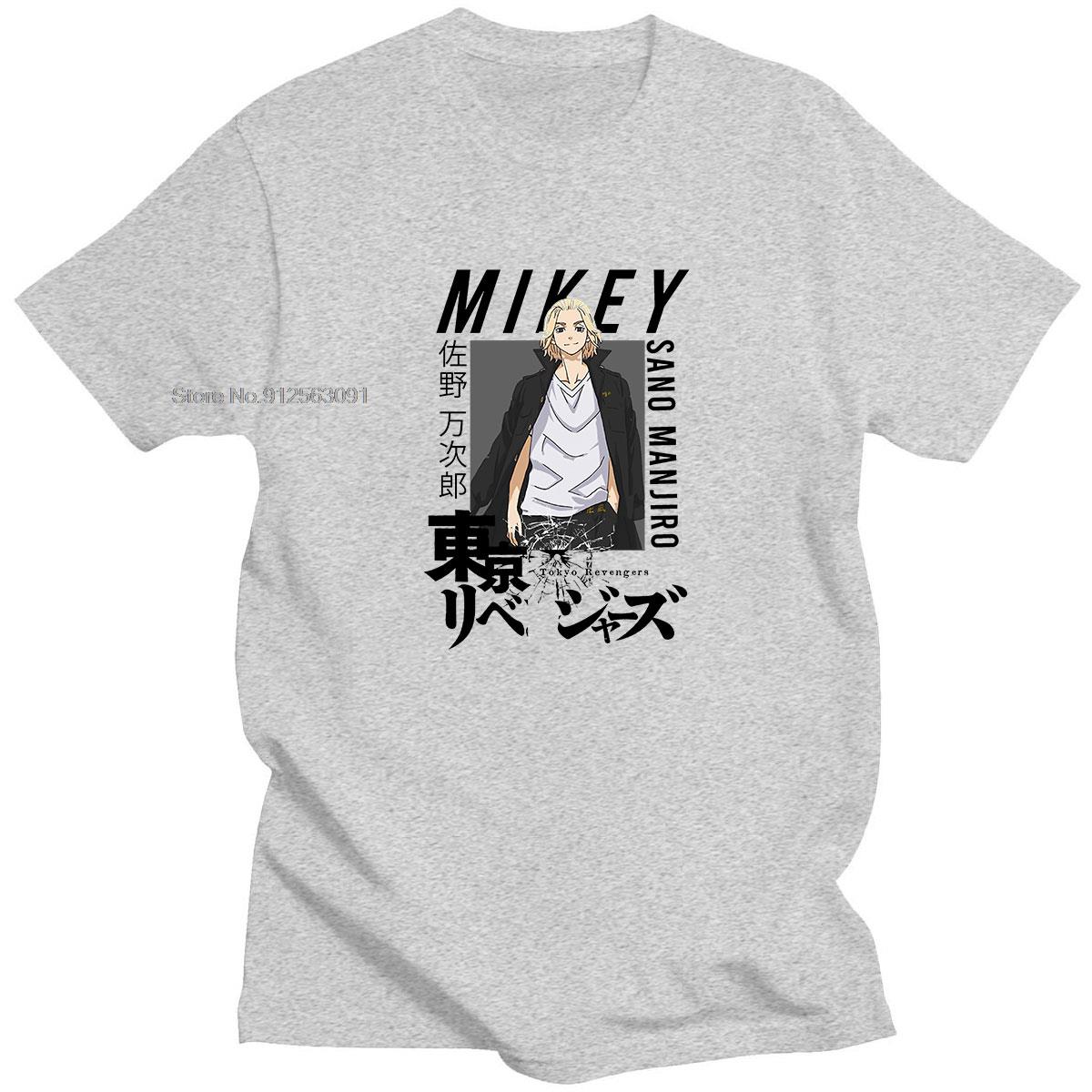 Tokyo Revengers Mikey New Tshirt Cotton Casual-3