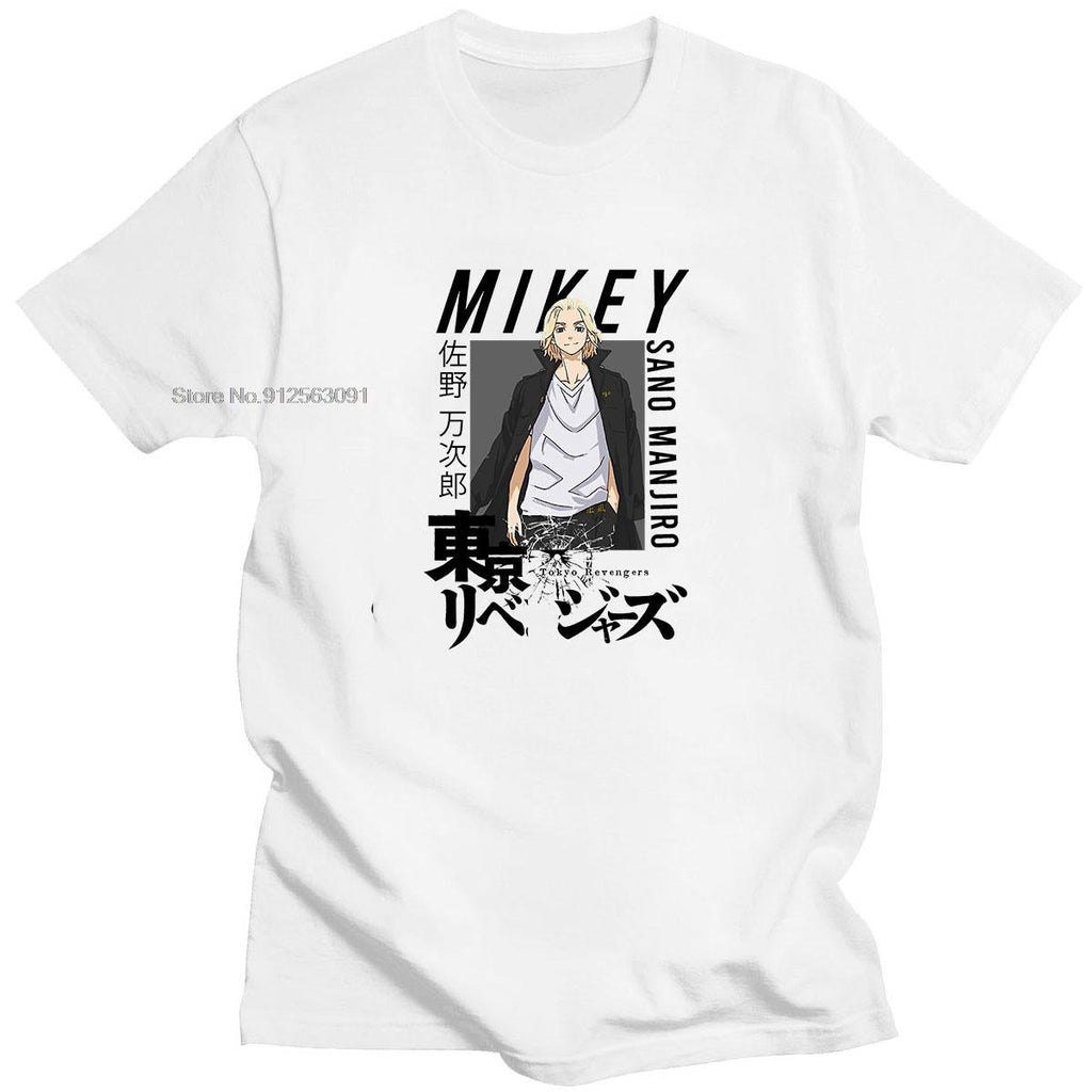 Tokyo Revengers Mikey New Tshirt Cotton Casual-2