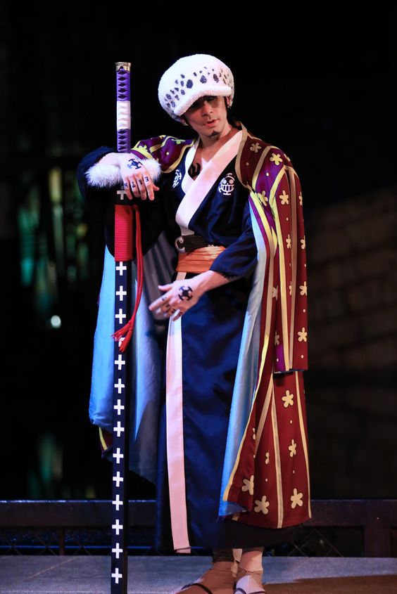 Trafalgar Law Wano Style 1 Cosplay Costume-4