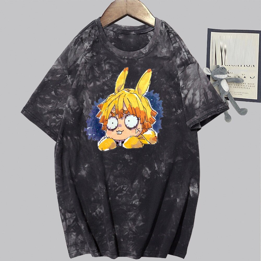Demon Slayer Zenitsu Funny T-shirt-0